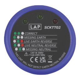 LAP DT-905A  0.01A Socket Tester 230V AC