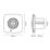 Xpelair DX100S 100mm (4") Axial Bathroom Extractor Fan  White 220-240V