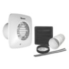 Xpelair DX100S 100mm (4") Axial Bathroom Extractor Fan  White 220-240V