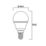 Sylvania Toledo E14 Mini Globe LED Light Bulb Frosted 470lm 4.2W