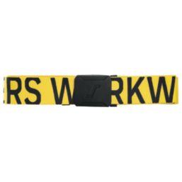 Snickers 9004 Logo Belt Yellow/Black 49"