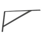 Heavy Duty Brackets Black 500mm x 300mm 2 Pack