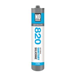 No Nonsense  820 Sanitary Silicone Sealant Anthracite 310ml