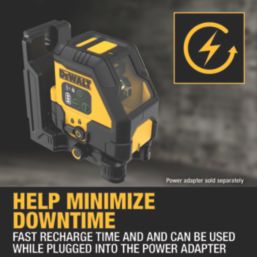 DEWALT DCLE14201GB-XJ Green Self-Levelling Cross-Line USB Laser