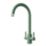 ETAL Sorrento Twin Lever Kitchen Mixer Tap Sage Green