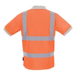 Site Farne Hi-Vis Polo Shirt Orange Medium 43" Chest