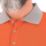 Site Farne Hi-Vis Polo Shirt Orange Medium 43" Chest