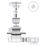 McAlpine  Shower Trap with Non-Return Valve and 1 1/2" Outlet Chrome 90mm