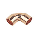 Flomasta  Copper End Feed Equal 90° Elbows 10mm 20 Pack