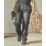 Site Kilani Womens Stretch Trousers Black / Grey Size 10 28" L