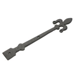 Hardware Solutions Antique Black  FDL Hinge Front 300mm x 64mm