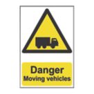 Essentials 'Danger Moving Vehicles' Sign 420mm x 297mm
