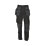 DeWalt Harrison Work Trousers Black/Grey 36" W 29" L