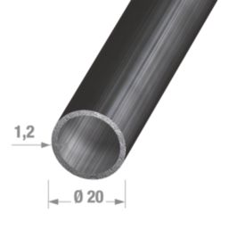 Essentials Black Tube 1m x 20mm