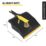 Bulldozer Pro XL Dustpan & Brush Black & Yellow 2 Piece Set