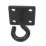 Essentials Steel Hook on Plates 50mm x 50mm 2 Pack