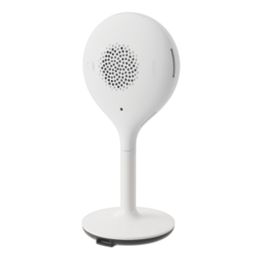 Calex 900013 Mains-Powered White Wireless 1080p Indoor Round IP Camera