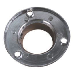 Essentials Rail End Sockets Polished Chrome 25mm 2 Pack