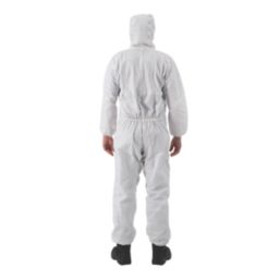 Site Caudrey Coverall White Medium 48" Chest 32.1" L