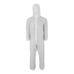 Site Caudrey Coverall White Medium 48" Chest 32.1" L