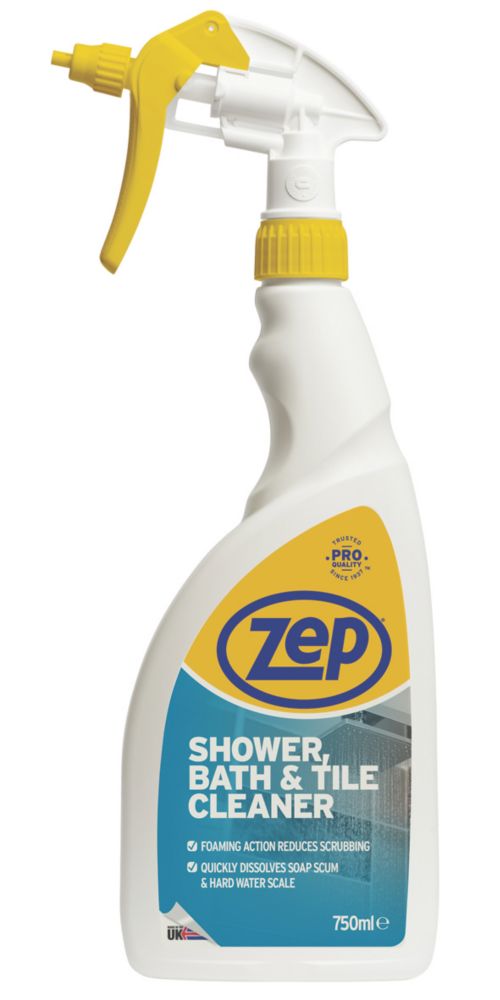 Zep Shower, Bath & Tile Cleaner 750ml Screwfix