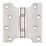 Smith & Locke  Polished Stainless Steel Grade 13 Fire Rated Parliament Hinges 102mm x 102mm 2 Pack