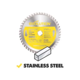 Evolution S185TCT-48CS Stainless Steel Circular Saw Blade 185mm x 20mm 48T