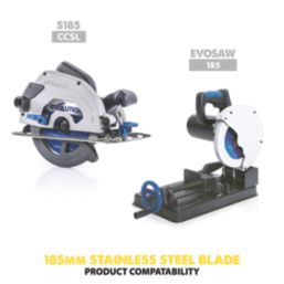 Evolution S185TCT-48CS Stainless Steel Circular Saw Blade 185mm x 20mm 48T