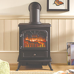 Focal Point FPF920158 Decorative Electric Stove Pipe Black