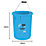 OX  Plastic Plasterers Bucket Blue 25Ltr