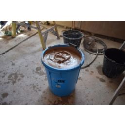 OX  Plastic Plasterers Bucket Blue 25Ltr