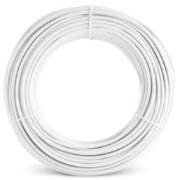 Time White 4-Core Alarm Cable 25m Coil