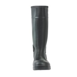 Site Trench Size 8  Black Steel Toe Cap Safety Wellies