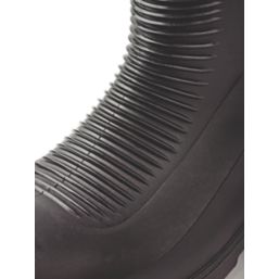 Site Trench Size 8  Black Steel Toe Cap Safety Wellies