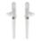 Smith & Locke  Left & Right-Handed Cockspur Window Handles White 10 Pack