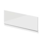 Highlife Bathrooms Halite Adjustable Front Bath Panel 1500mm Gloss White 2 Pieces