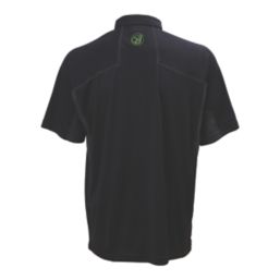 Apache Langley Polo Shirt Black Large 45" Chest