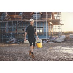 Apache Langley Polo Shirt Black Large 45" Chest