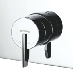 Bristan Sonique2 Rear-Fed Concealed Chrome Thermostatic Mixer Shower
