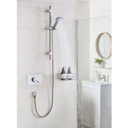 Bristan Sonique2 Rear-Fed Concealed Chrome Thermostatic Mixer Shower