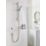 Bristan Sonique2 Rear-Fed Concealed Chrome Thermostatic Mixer Shower