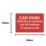 Essentials  Owners Risk Safety Sign 200mm x 300mm