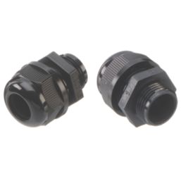 Vimark Nylon Male Comp Glands 20mm Black 2 Pack