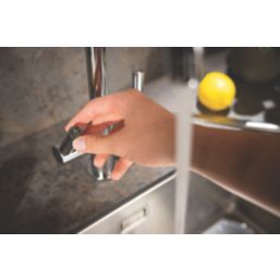 Abode Globe Aquifier 3-Way Deck Mounted Filter Tap Chrome