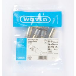 Wavin Tigris  Multi-Layer Composite Press-Fit Adapting Coupler to Copper 20mm x 22mm 5 Pack