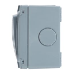 Contactum  IP66 20A 2-Gang 1-Way Weatherproof Outdoor Switch with Neon