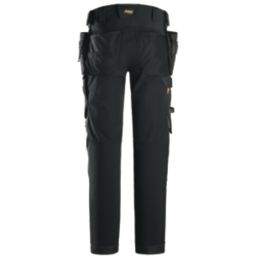 Snickers 6275 Shell Stretch Trousers Black 36" W 32" L