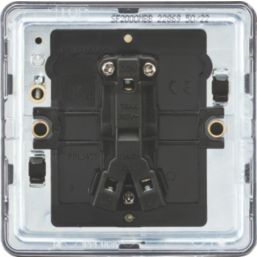 Knightsbridge  10AX 1-Gang 2-Way Light Switch  Matt Black
