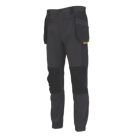 DEWALT Jefferson Work Trousers Grey/Black 32" W 31" L