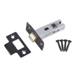 Smith & Locke Black Tubular Mortice Latch 67mm Case - 45mm Backset